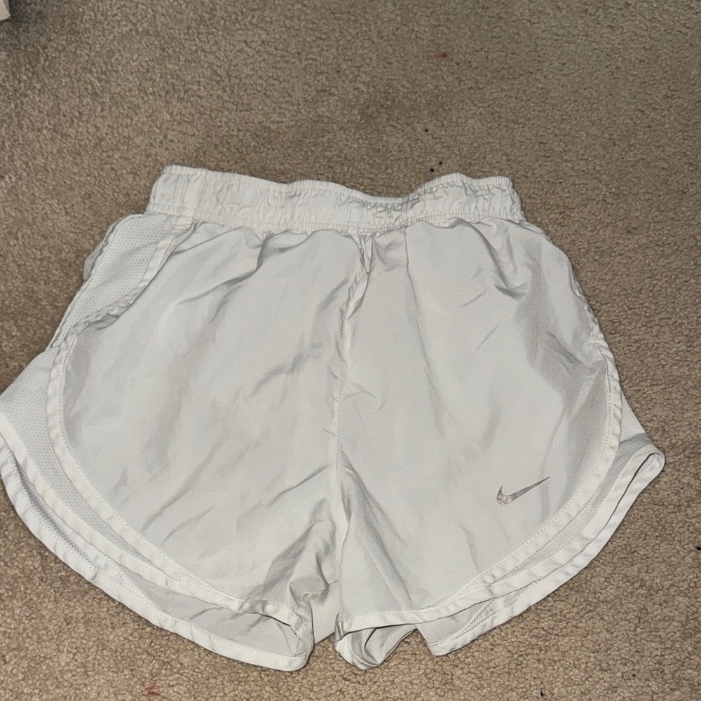 Nike Women's Athletic White Shorts